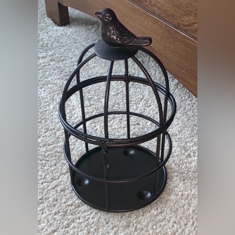 NWT Metal Birdcage Candle Lantern